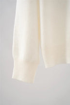 25New Top casual da donna con cardigan con cerniera e cappuccio lavorato a maglia con tasca a catena con perline di cashmere - StepByStepNow