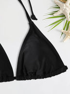 2Pc/Set 2024 Fashion Sexy Swimsuit Women Bikinis Set Triangle Swimwear String Beachwear Thong One Piece Suits Brazilian Biquini - StepByStepNow