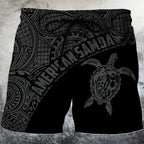 3D Printed Funny Sea Turtle Short Pants For Men Floral Leaf Plant Pattern Swim Trunks Casual Harajuku Street Hawaii Beach Shorts - StepByStepNow