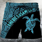 3D Printed Funny Sea Turtle Short Pants For Men Floral Leaf Plant Pattern Swim Trunks Casual Harajuku Street Hawaii Beach Shorts - StepByStepNow