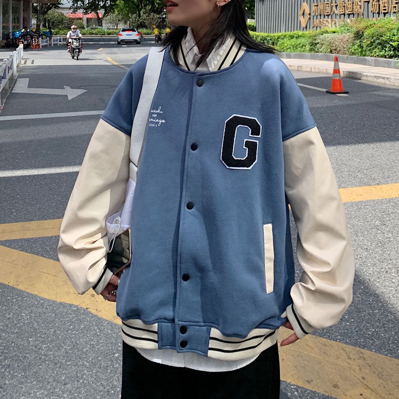 Leather Bomber Women's Vintage Fried Street Coat