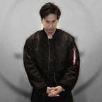 American bomber jacket oversized bread suit