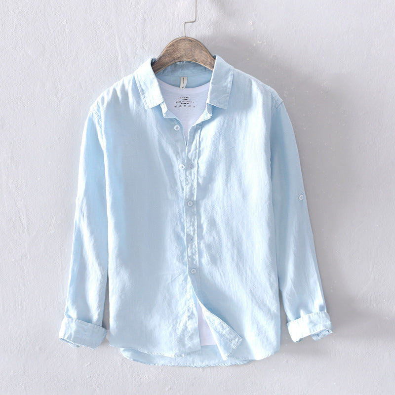 Camicia in Lino Bianca