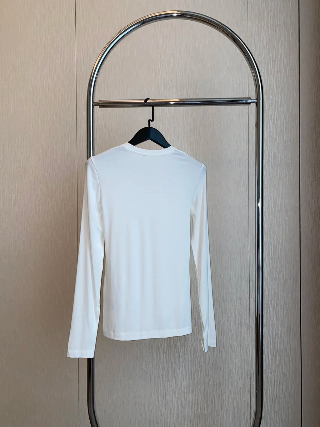 Nuova camicetta autunnale in cotone a maniche lunghe da donna