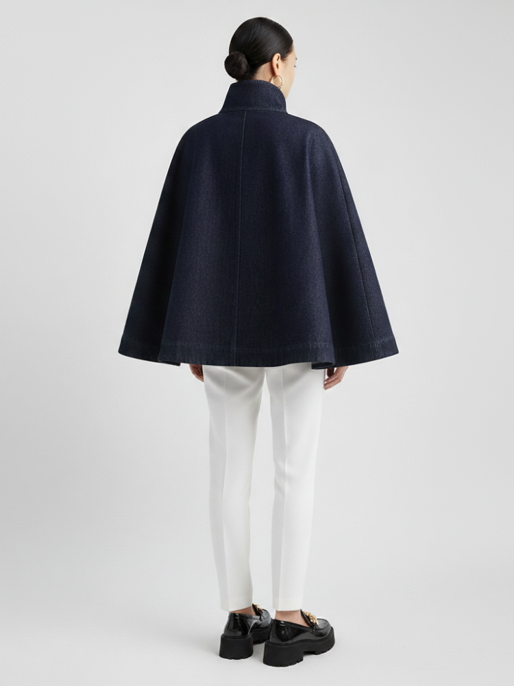 Women's Denim Cape Jacket SOHO COUTURE BYMANYC ® New York