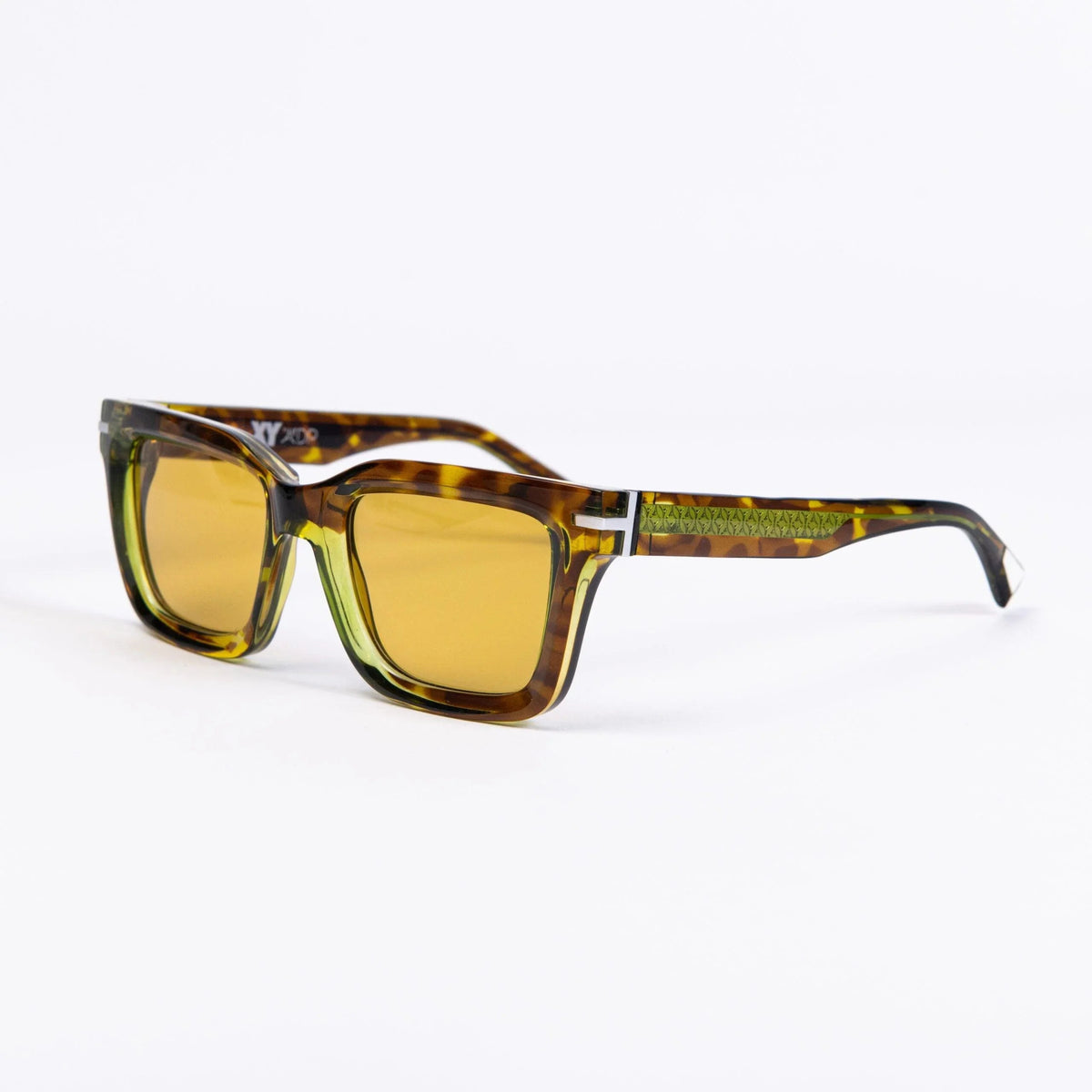 AirDP Coral Gable C23 sunglasses in Havana / tortoiseshell, green, transparent