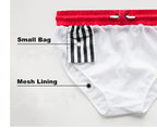 Desmiit Swimwear Man Swimming Shorts Mens Swim Trunks Bathing Suit Board Shorts Beach Swimsuit With Mesh Briefs Lining Zwembroek