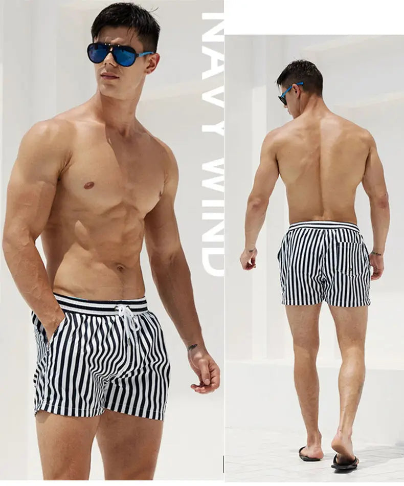 Desmiit Swimwear Man Swimming Shorts Mens Swim Trunks Bathing Suit Board Shorts Beach Swimsuit With Mesh Briefs Lining Zwembroek