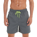 ESCATCH Man Swimwear Swim Shorts Trunks Beach Board Shorts Swimming Pants Swimsuits Mens Running Sports Surffing Shorts