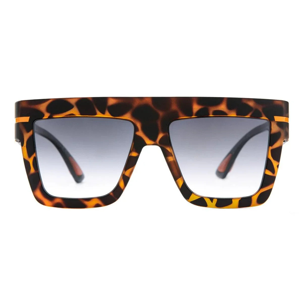 AirDP Leonardo C24 sunglasses in brown, animal print