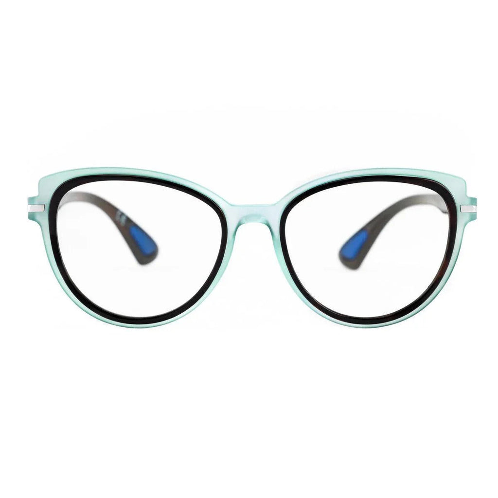 AirDP Mara C77 photochromic sunglasses in Havana / tortoiseshell, light blue, blue