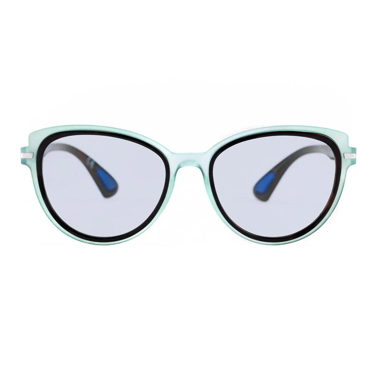 AirDP Mara C77 photochromic sunglasses in Havana / tortoiseshell, light blue, blue