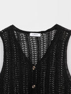 Women's knitted waistcoat