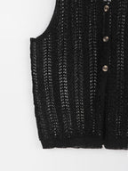 Women's knitted waistcoat