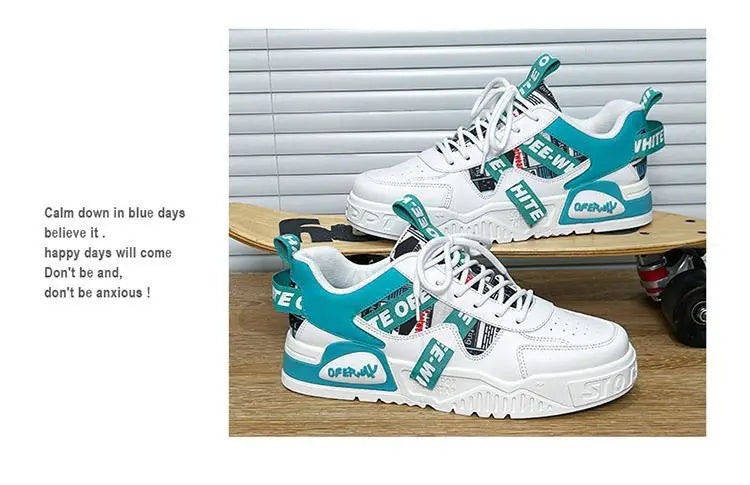 Men’s Vulcanised-Sole Casual Sneakers — Image 20