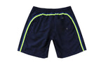 Mens Quick Dry Three Quarter Length Beach Shorts Casual Swim Board Shorts With Inner Lining Summer Vacation Bottoms