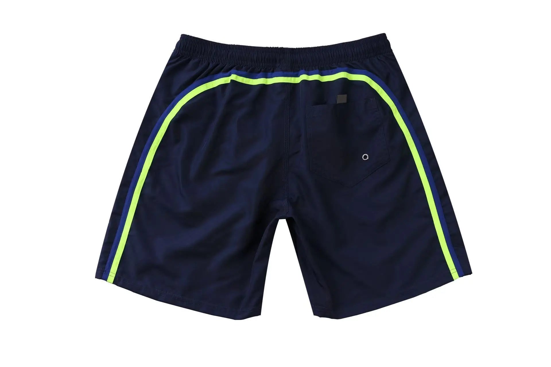 Mens Quick Dry Three Quarter Length Beach Shorts Casual Swim Board Shorts With Inner Lining Summer Vacation Bottoms