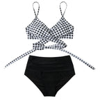Push Up Bikini Women Swimsuits 2026 Sexy Swimwear Female Brazilian Bikini Set High Waist Biquini Swimming Suits Solid Beachwear