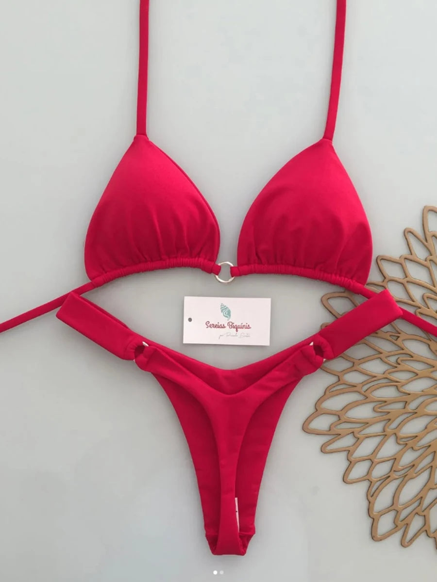 Micro Bikinis 2026 Push Up Women Swimsuits Sexy Swimwear Brazilian Bikini Set Thong Biquini Print Swimsuit Summer Beachwear