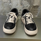 Men’s Black Lace-Up Casual Sneakers — Image 3