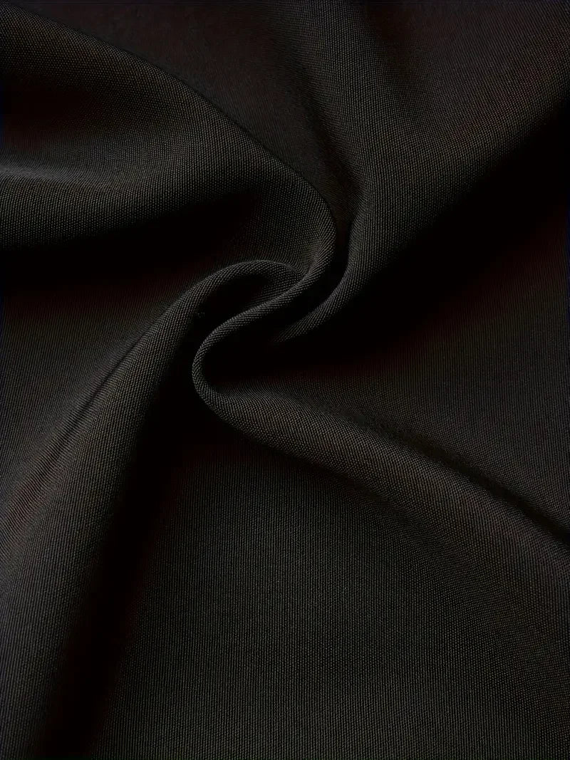 Camicia da donna casual a fessura alta in tinta unita