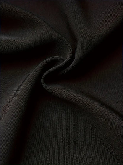 Camicia da donna casual a fessura alta in tinta unita