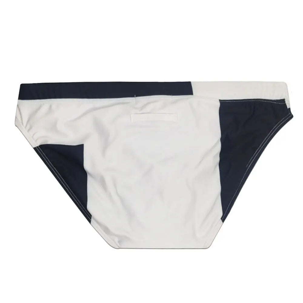 Mens Swimwear Swim Briefs Contrast Color Low Rise Sexy Pouch Swimming Trunks Board Shorts Swimsuit Surf Beachwear Male Bañadores