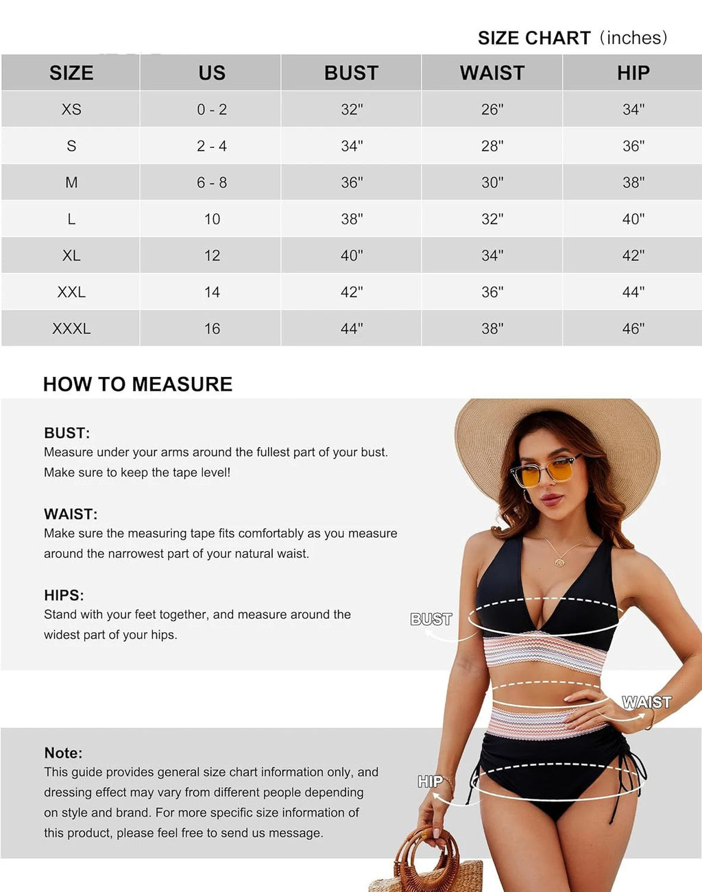 2026 Women's Shoulder High Waist Split Bikini Swimwear Swimsuit Set with Chest Cushion and Adjustable Shoulder Straps