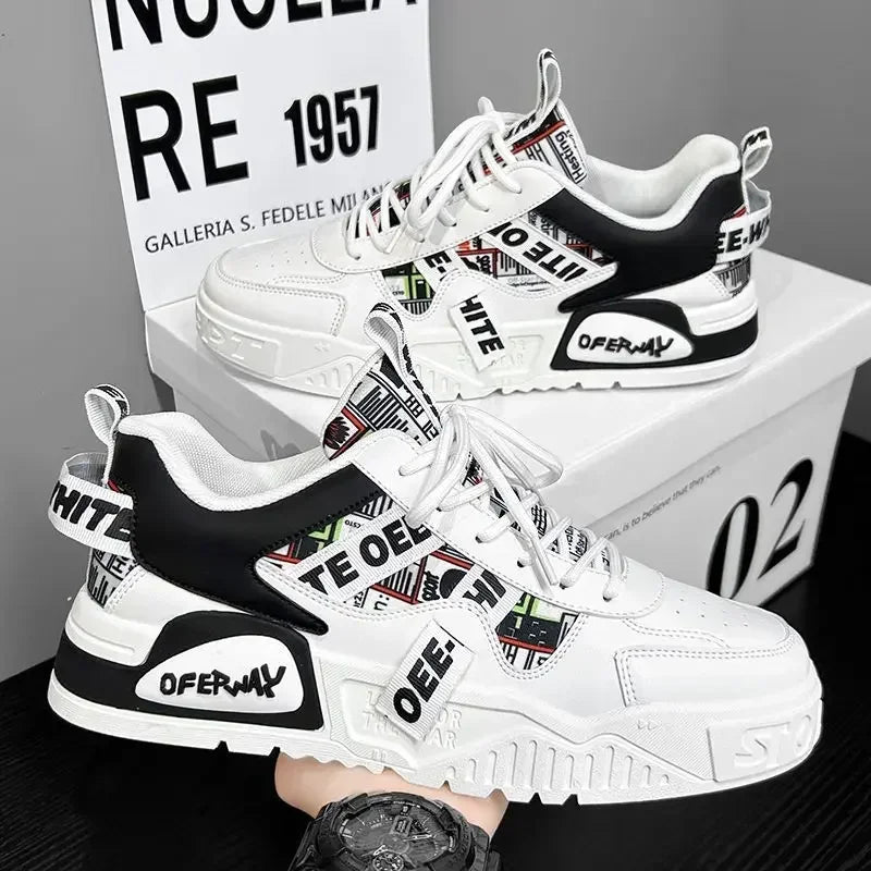 Men’s Vulcanised-Sole Casual Sneakers — Image 2