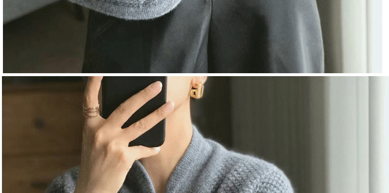 Autunno inverno nuovo addensato 100% Cashmere lana Cardigan donna Stand collo maglione maglione sciolto maglia Base maglione di lana giacca