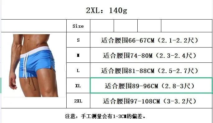 2026 New Swimwear Men Sexy swimming trunks  swimsuit mens swim briefs Beach Shorts