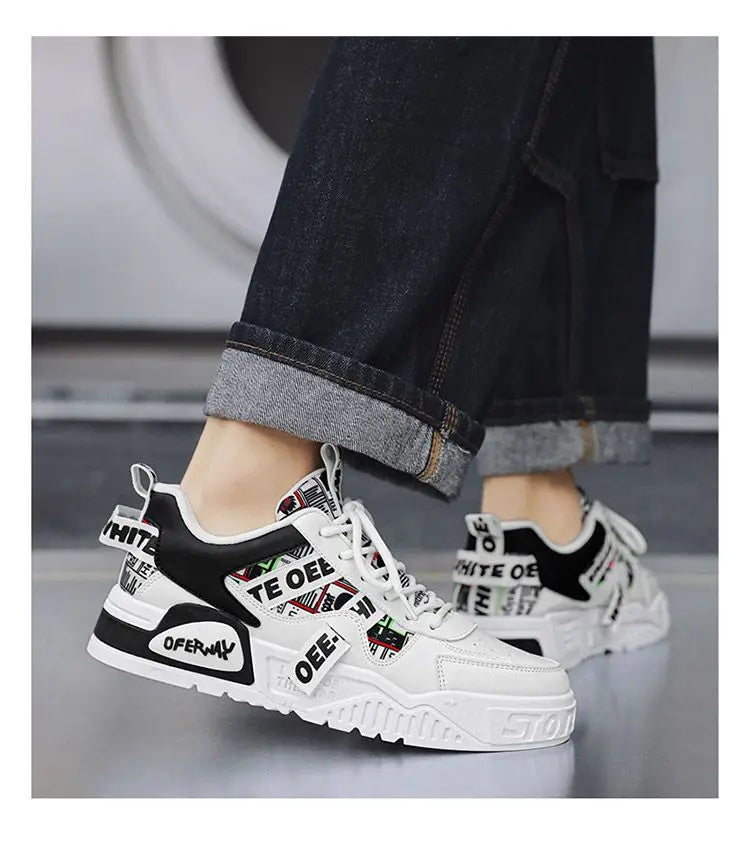 Men’s Vulcanised-Sole Casual Sneakers — Image 26