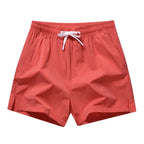 2026 New Summer Men's Swimwear Shorts Brand Beachwear Sexy Swim Trunks Men Swimsuit Low Waist Breathable Beach Wear Surf
