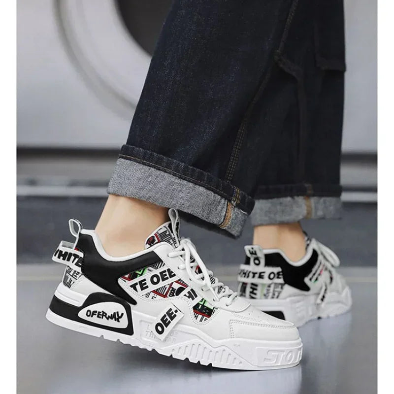 Men’s Vulcanised-Sole Casual Sneakers — Image 3