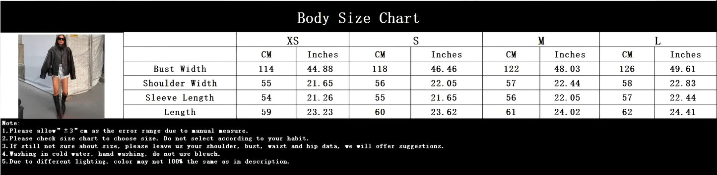 KONDALA Casual Chic Giacche di pelle nera Donna Manica lunga Bottoni Elastico Cappotti oversize Moda 2025 Autunno Cappotti streetwear