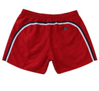 Mens Quick Dry Three Quarter Length Beach Shorts Casual Swim Board Shorts With Inner Lining Summer Vacation Bottoms