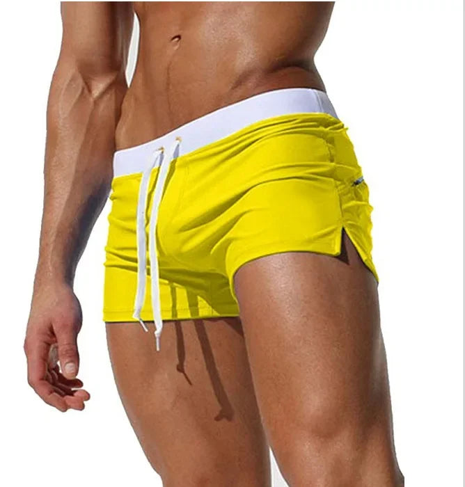 2026 New Swimwear Men Sexy swimming trunks  swimsuit mens swim briefs Beach Shorts