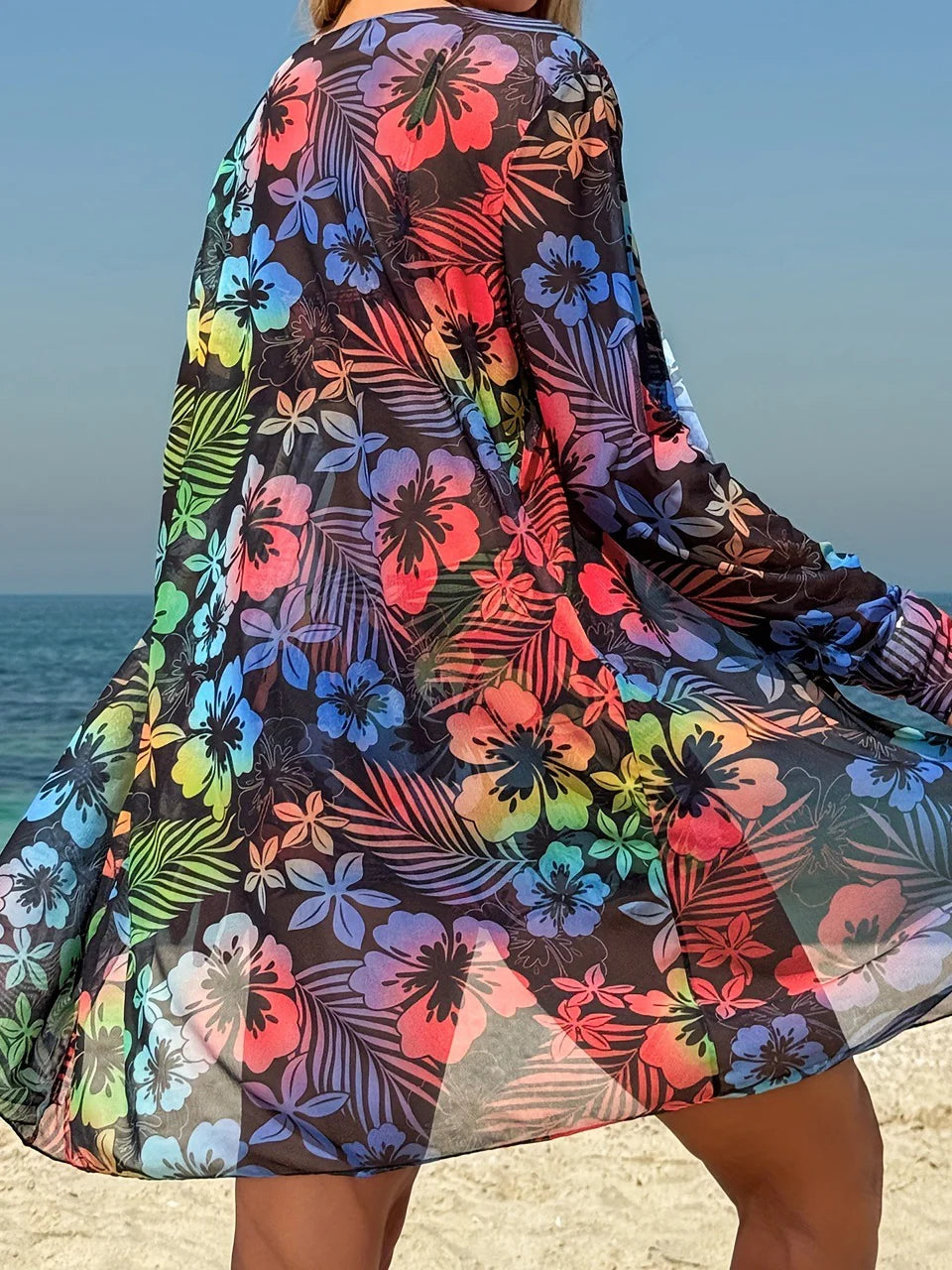 3 Pieces Tie Dye Bikinis Swimsuit 2026 New Women Drawstring Front Swimwear Female High Waist Shorts Bathers Swim Suit Beachwear