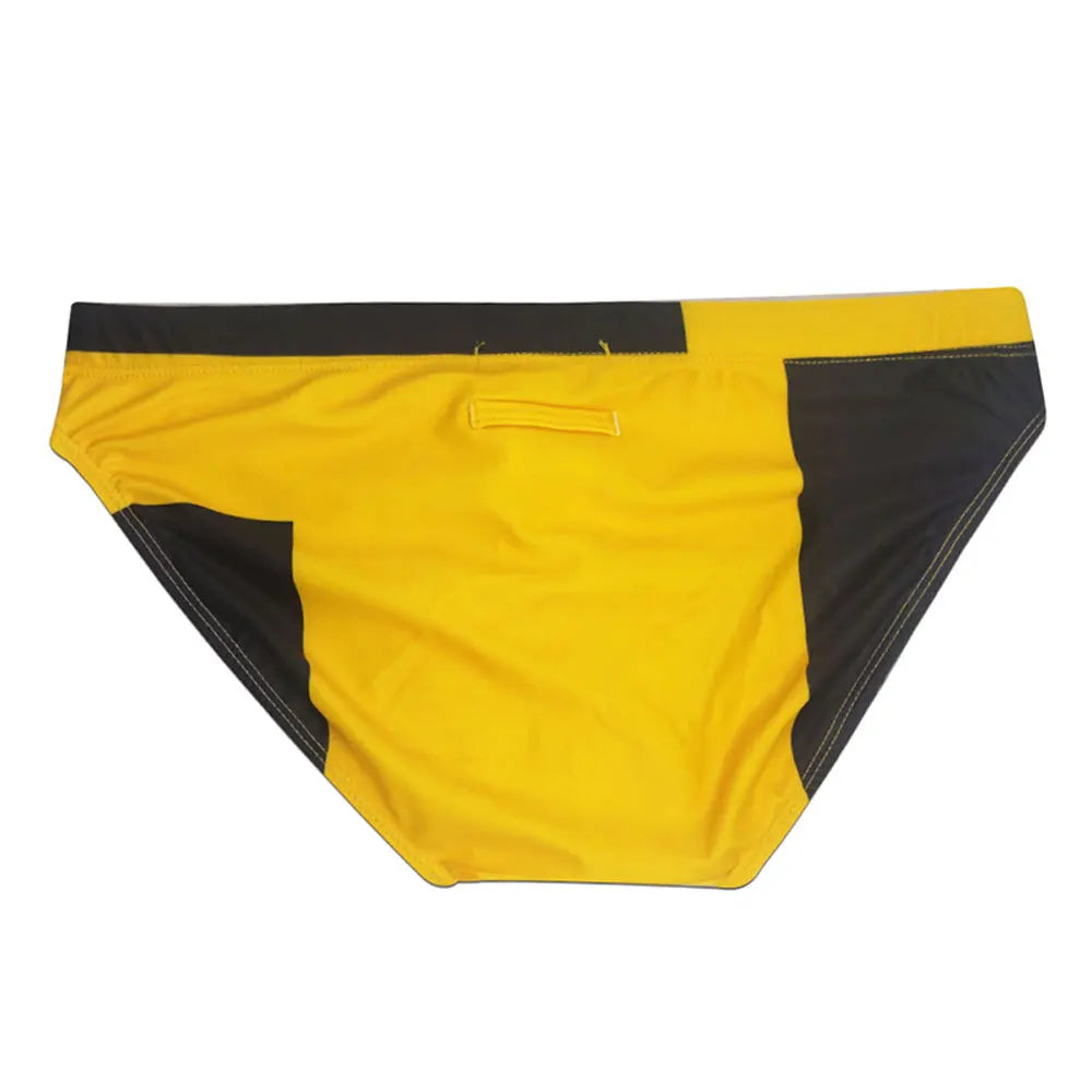 Mens Swimwear Swim Briefs Contrast Color Low Rise Sexy Pouch Swimming Trunks Board Shorts Swimsuit Surf Beachwear Male Bañadores