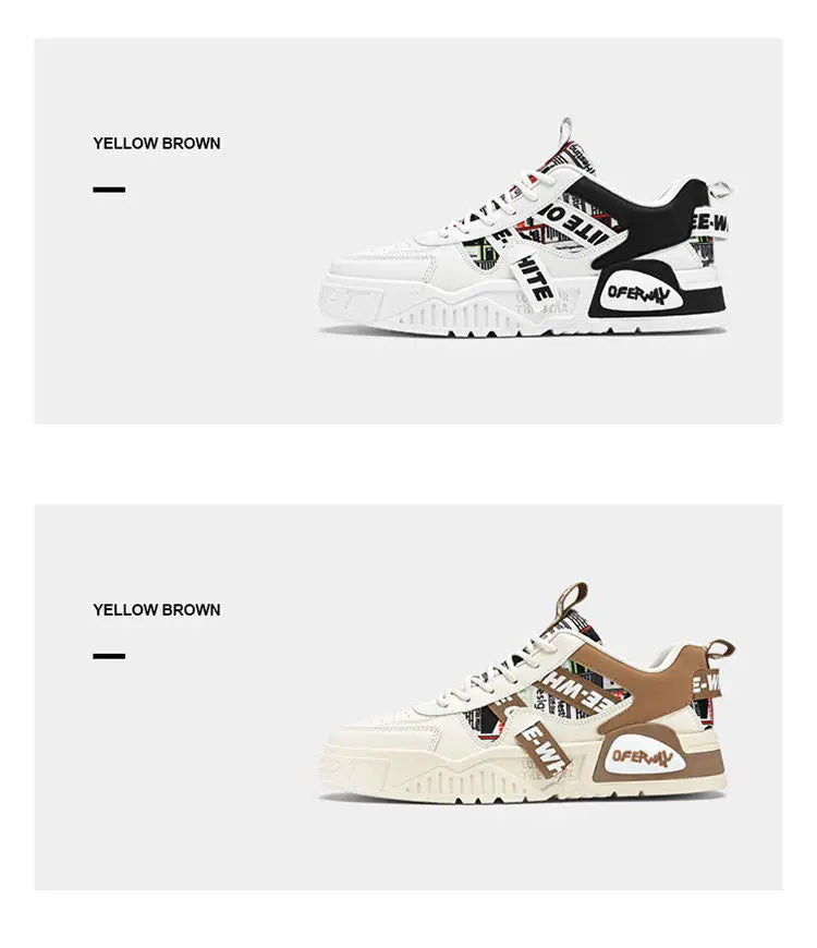 Men’s Vulcanised-Sole Casual Sneakers — Image 13