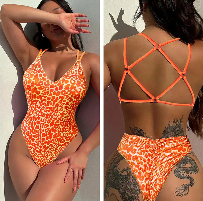 2026 Pad Swimwear Women Beach One Piece Swimsuit Mujer Trikini Bikini  Maio Biquini Badpak Maillot Femme