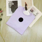 Felpa grigia in cotone 100% donna manica lunga girocollo dettagli floccati felpa autunno inverno manica lunga donna