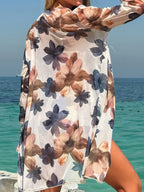 3 Pieces Tie Dye Bikinis Swimsuit 2026 New Women Drawstring Front Swimwear Female High Waist Shorts Bathers Swim Suit Beachwear