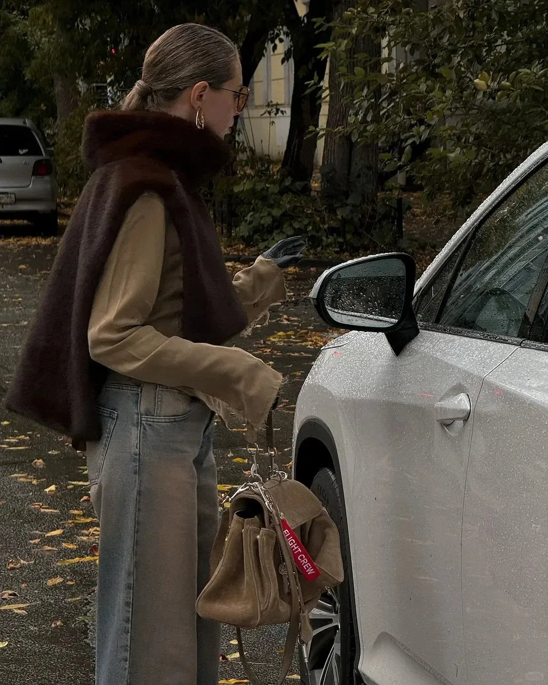 2025 New Fashion Pelliccia sintetica Sable Vest Crop Top Autunno Inverno Dolcevita Eco Pelliccia di visone Canotte Giacca senza maniche Cappotto