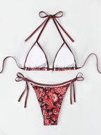 2026 Halter String Triangle Two Piece Bikini Women Swimwear Female Swimsuit Bathers Bathing Swimming Suit Beachwear Summer