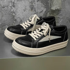 Men’s Black Lace-Up Casual Sneakers — Image 18