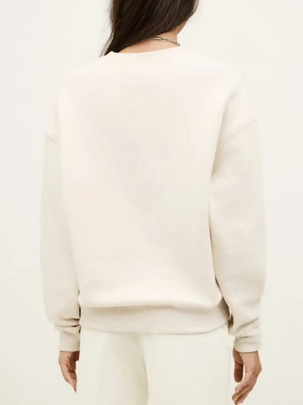 Pullover top o-collo casual manica lunga donna felpa autunnale