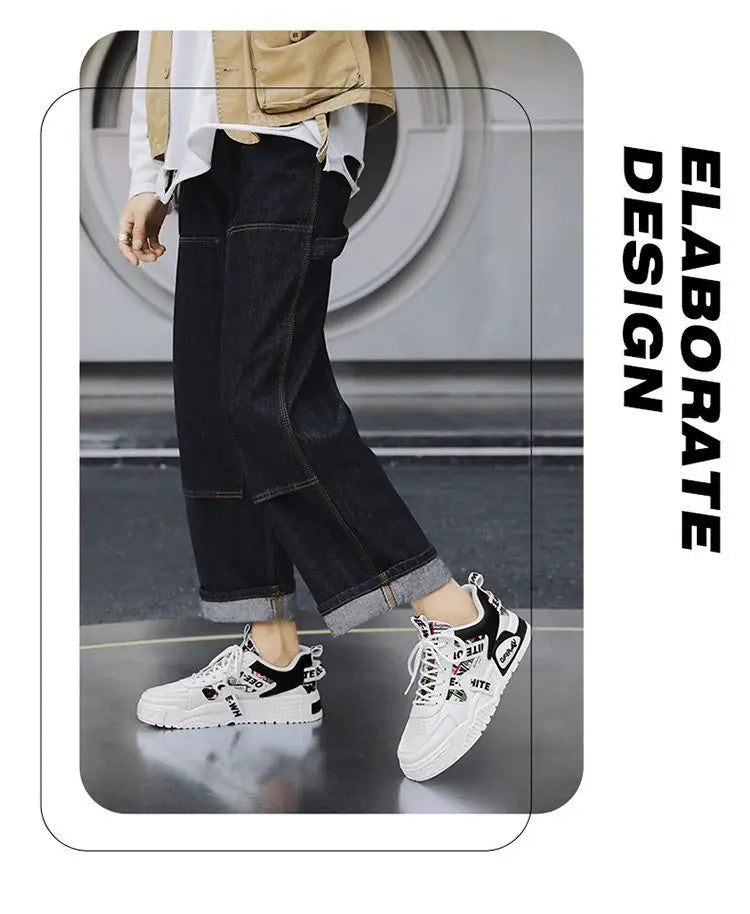 Men’s Vulcanised-Sole Casual Sneakers — Image 9