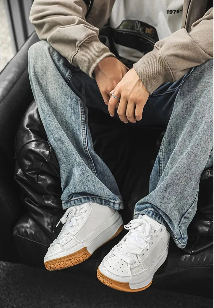 Men’s colour-block lace-up sneakers, product image 4