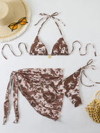 Sexy Swimsuit Women's Bikinis Swimwear Woman 2026 Bathing Suit 3 Piece Triangle Bikinis Sets Beach Dress Wear Cover Up Beachwear